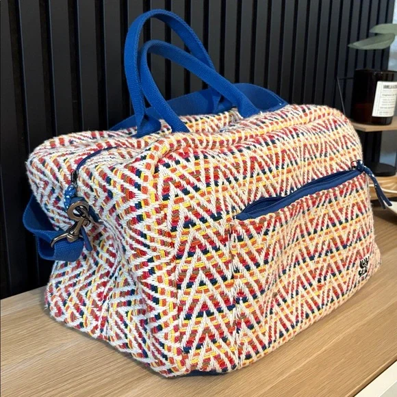 Limited Edition Retro Colored Chevron Weekender by Lucy & Yak - Picture 4 of 9